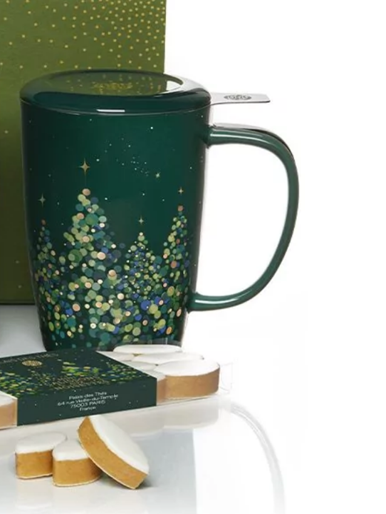 Tea Infuser Holiday Mug