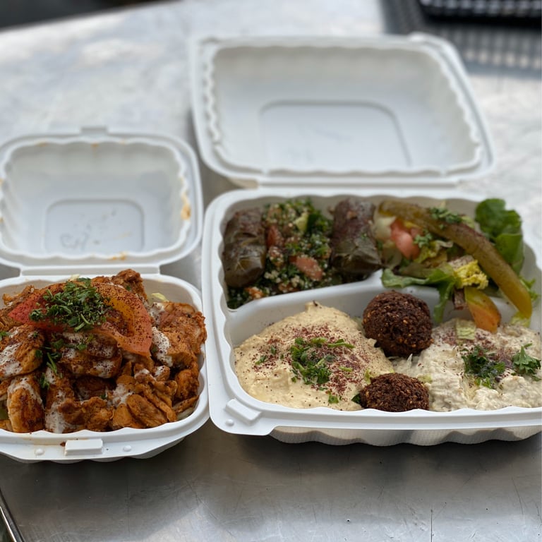 Chicken Shawerma Combo Plate