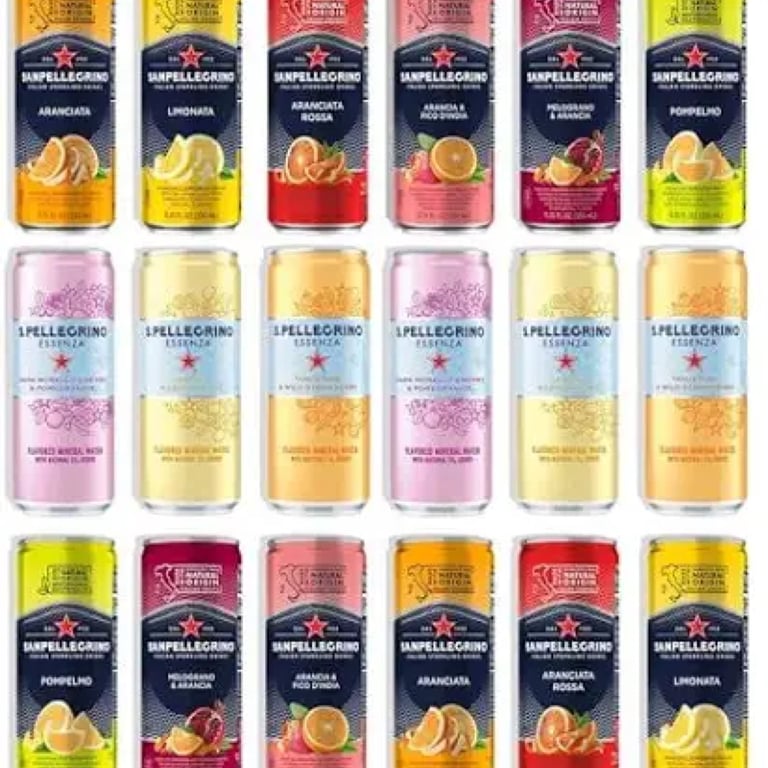 San Pelligrino flavored