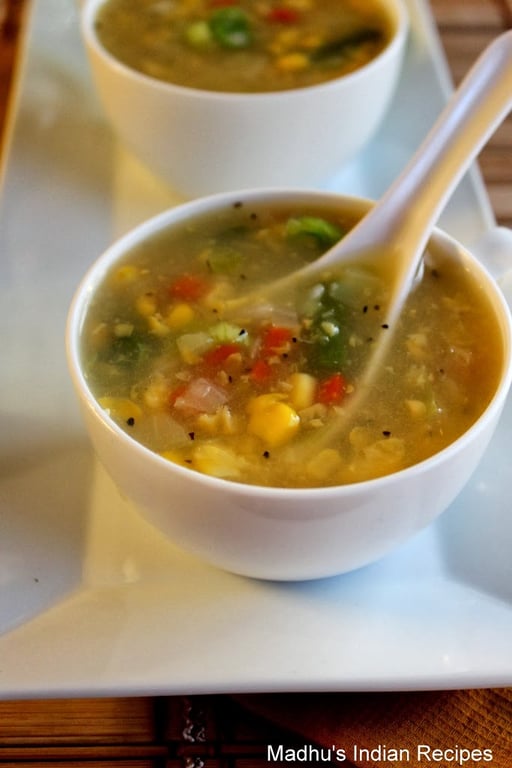 Sweetcorn soup