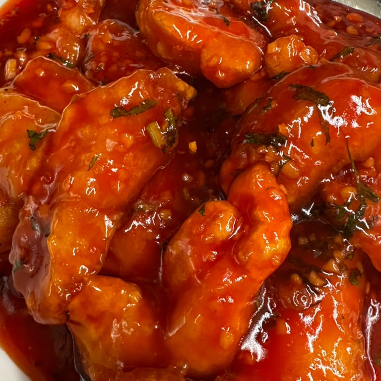 Sweet and Sour Manchurian Chicken