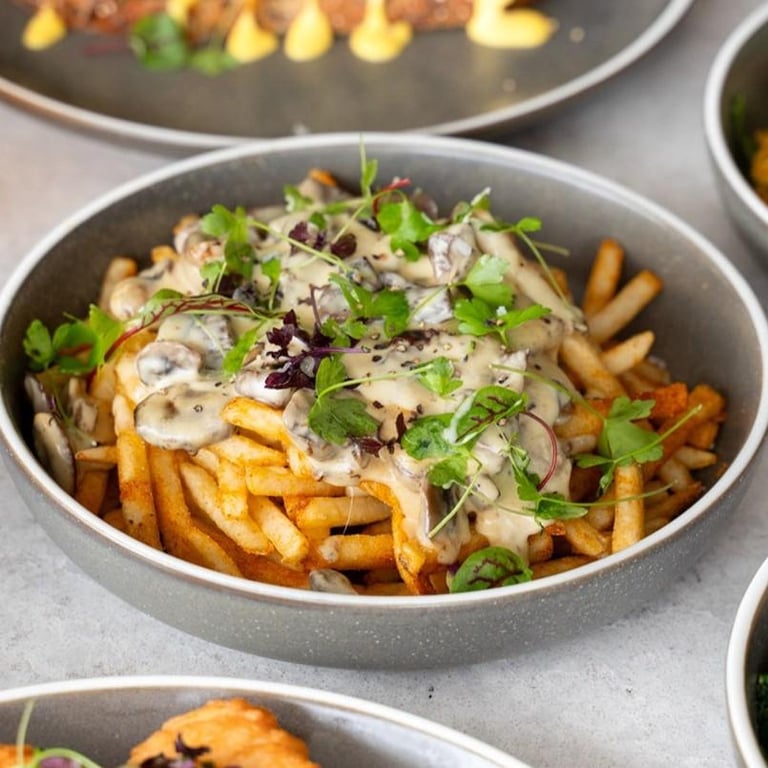 Loaded Mushroom Fries