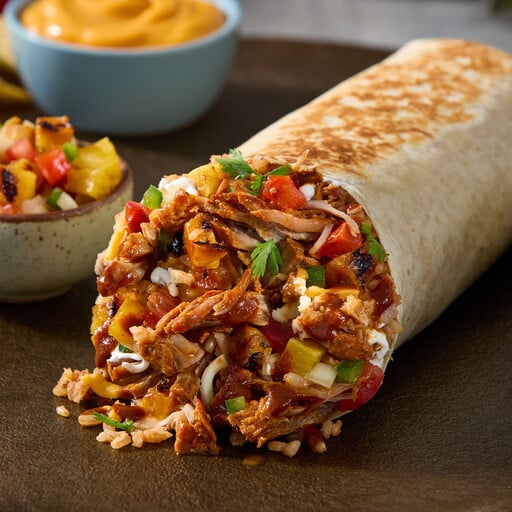 Pineapple Pork Al Pastor Burrito