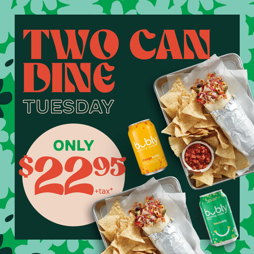2 Can Dine Tuesday