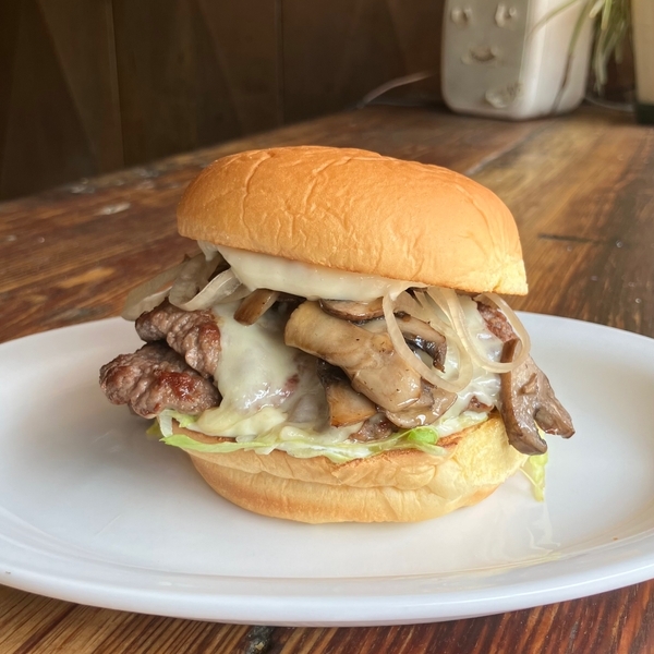 Mushroom Swiss Burger