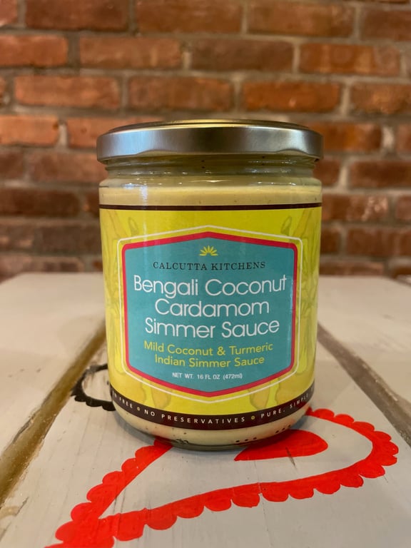Bengali Coconut Cardamom Simmer Sauce by Calcutta Kitchens