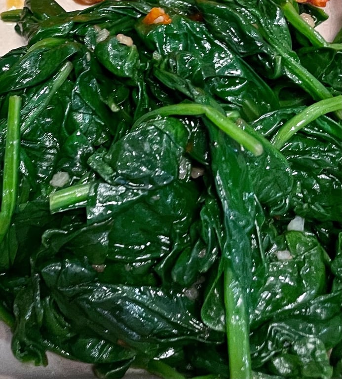 Sautéed Spinach