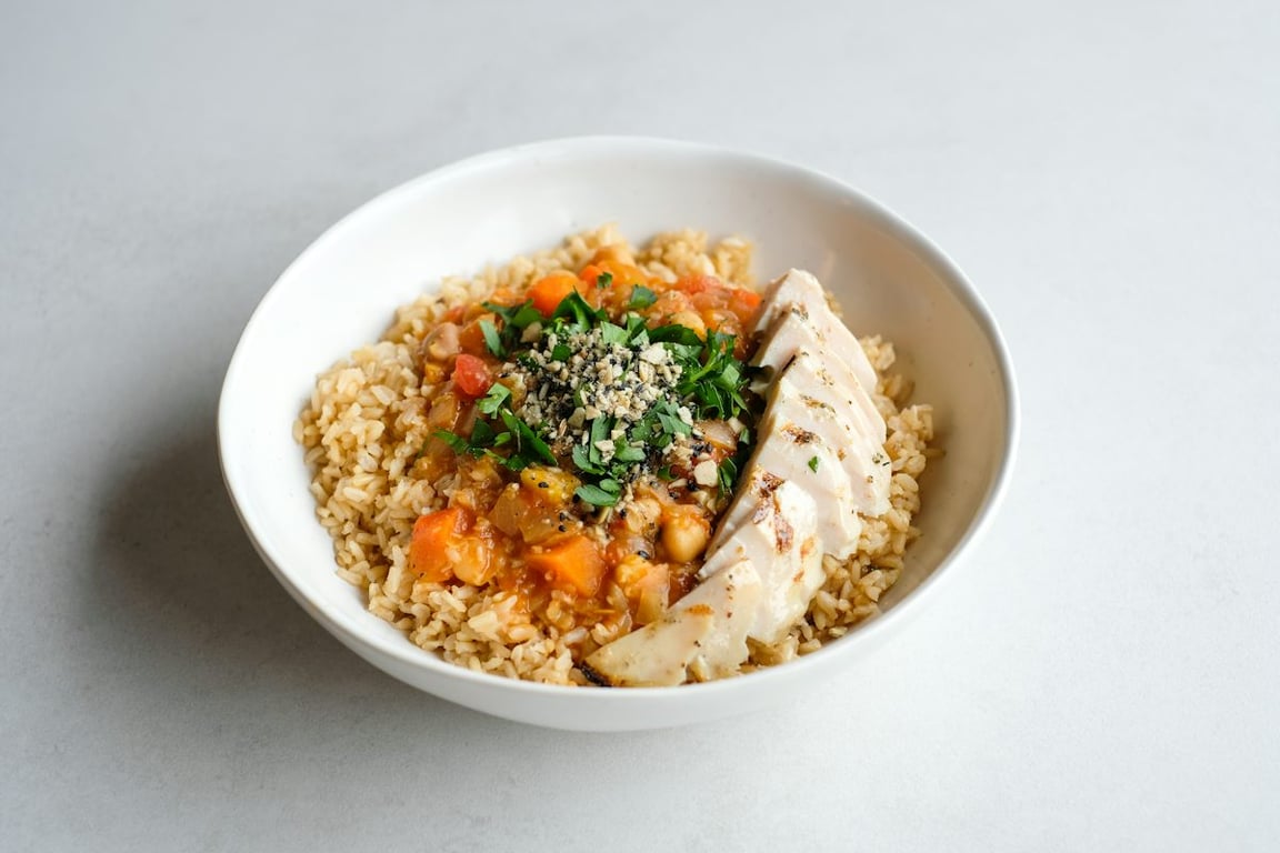 MOROCCAN CHICKPEA HOT BOWL