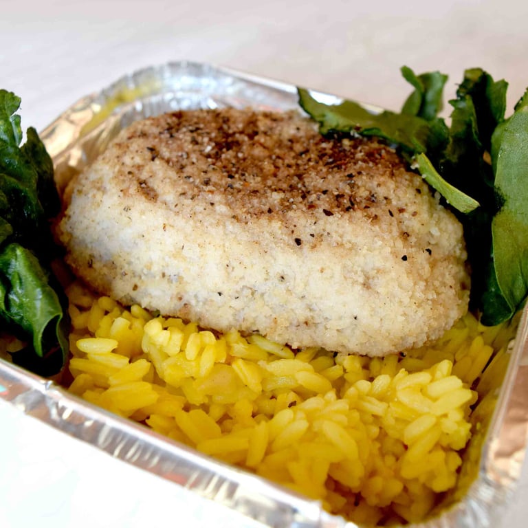 Chicken Kiev w Rice