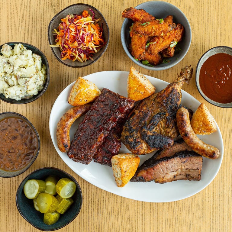 LC BBQ Platter for 2