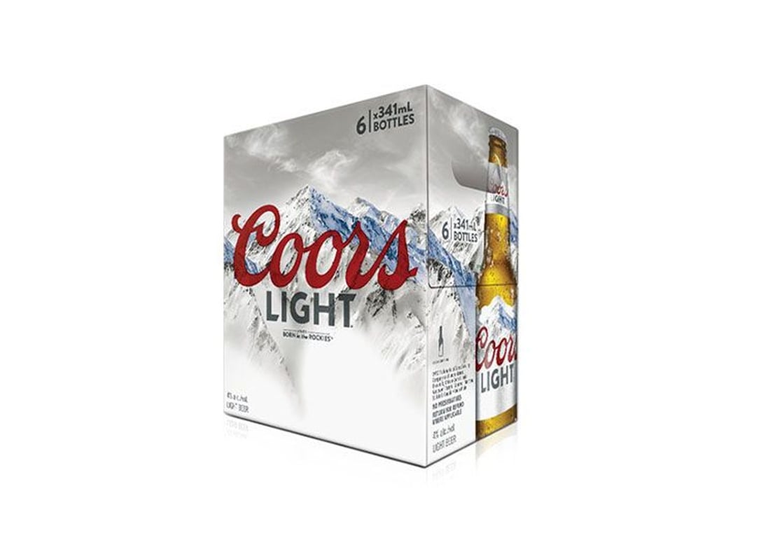Bottle Coors Light 6 Pack