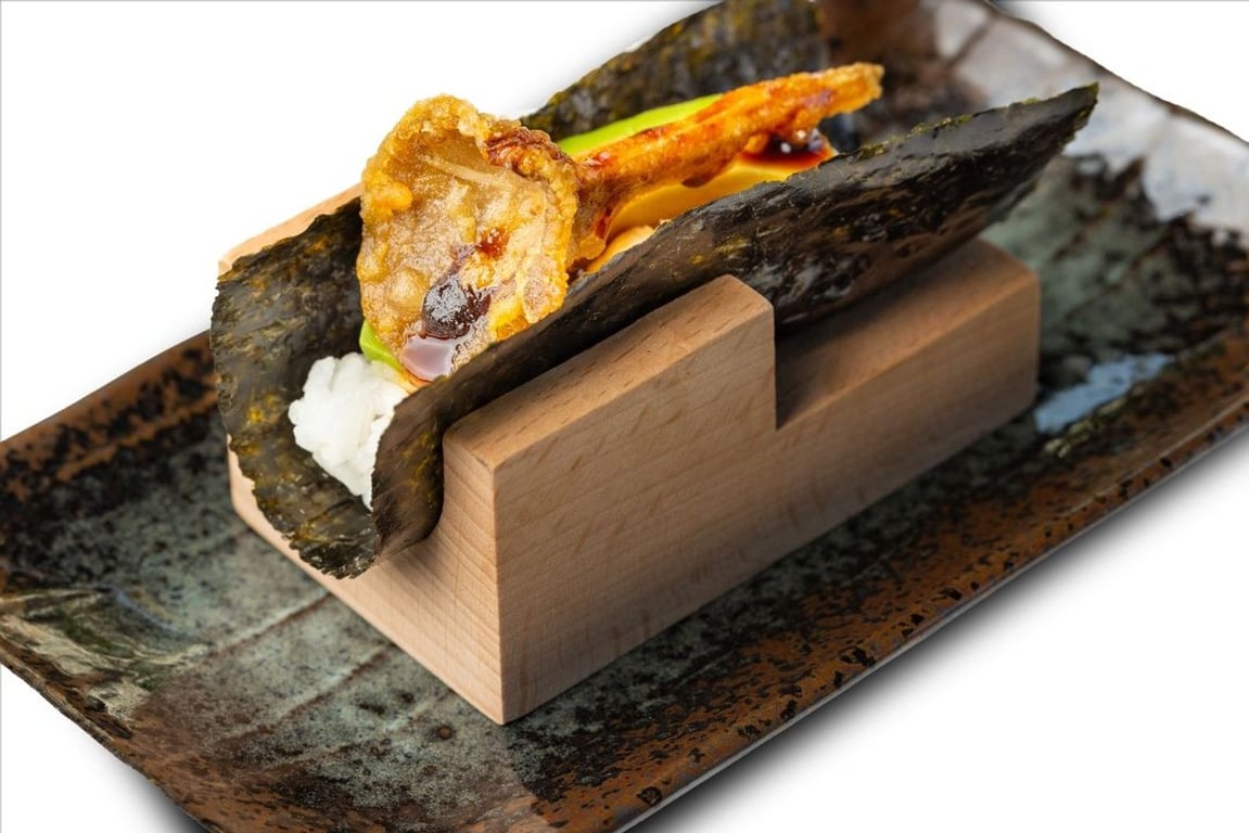 Crispy Mushroom Hand Roll