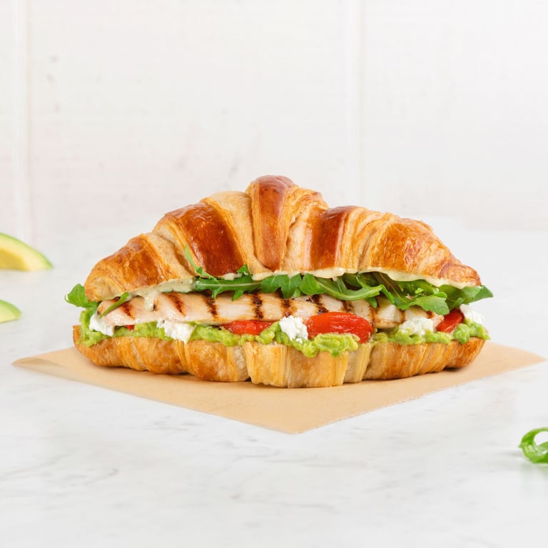 Grilled Chicken and Avocado Croissant