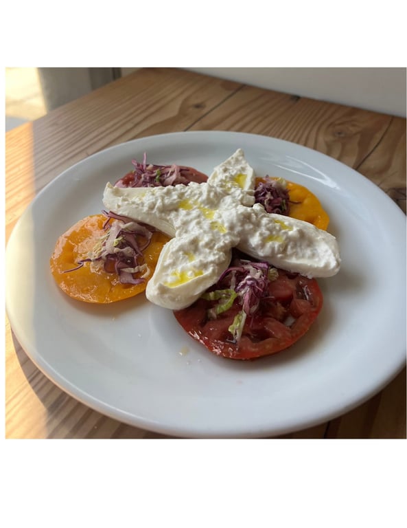 Burrata- Heirloom Tomato Special