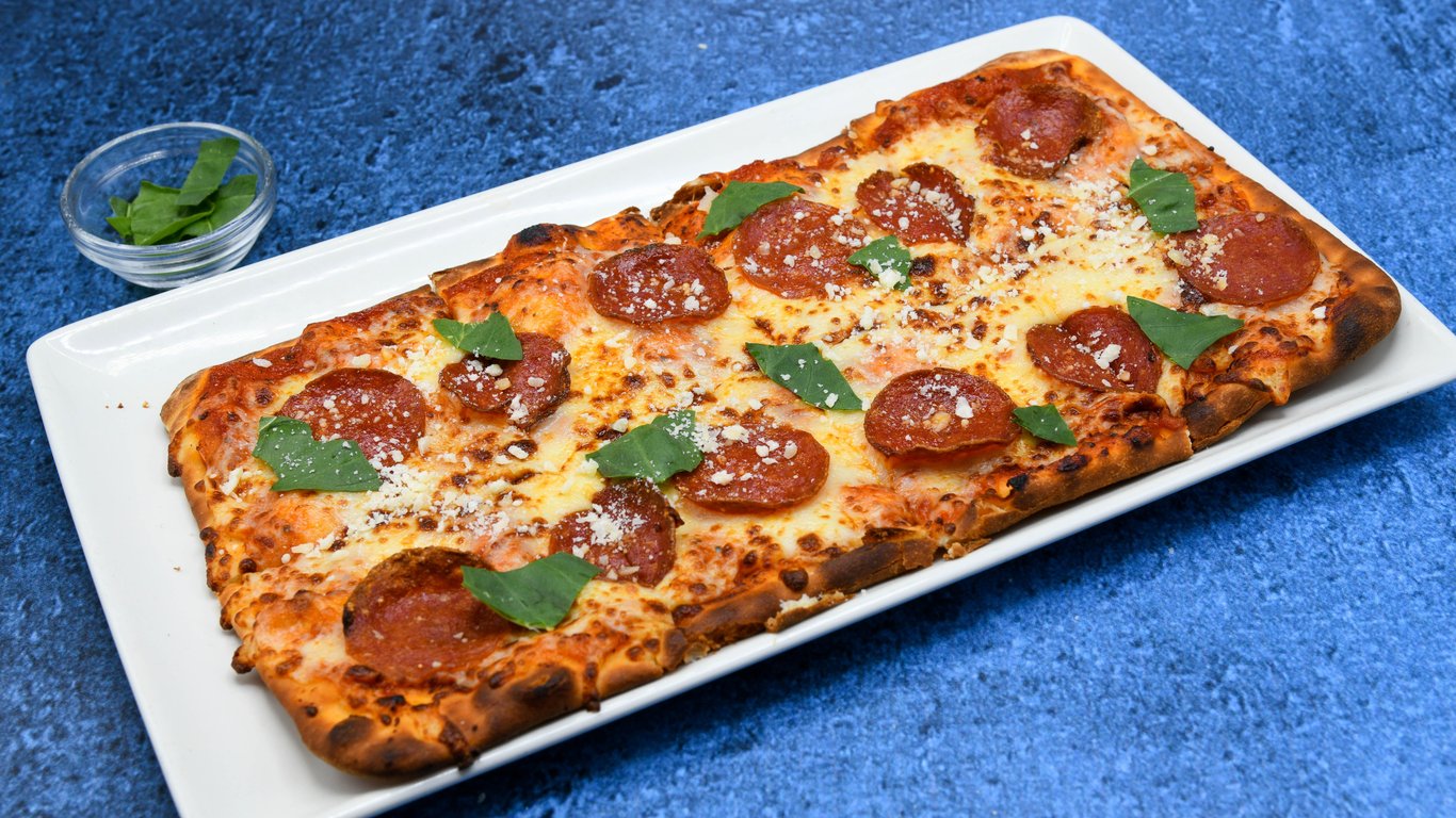 Roasted Tomato & Pepperoni Flatbread