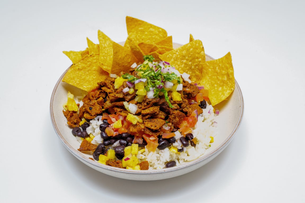 Lamb rice bowl