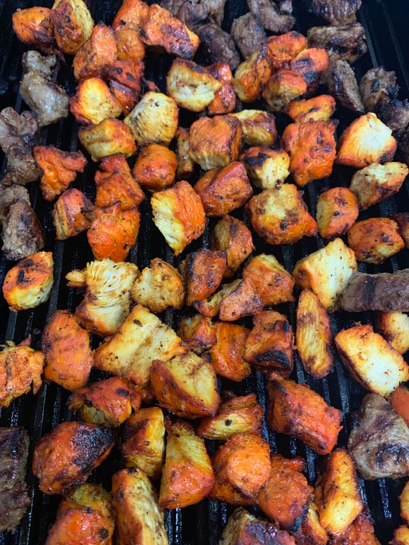 Chicken Tikka on Salad