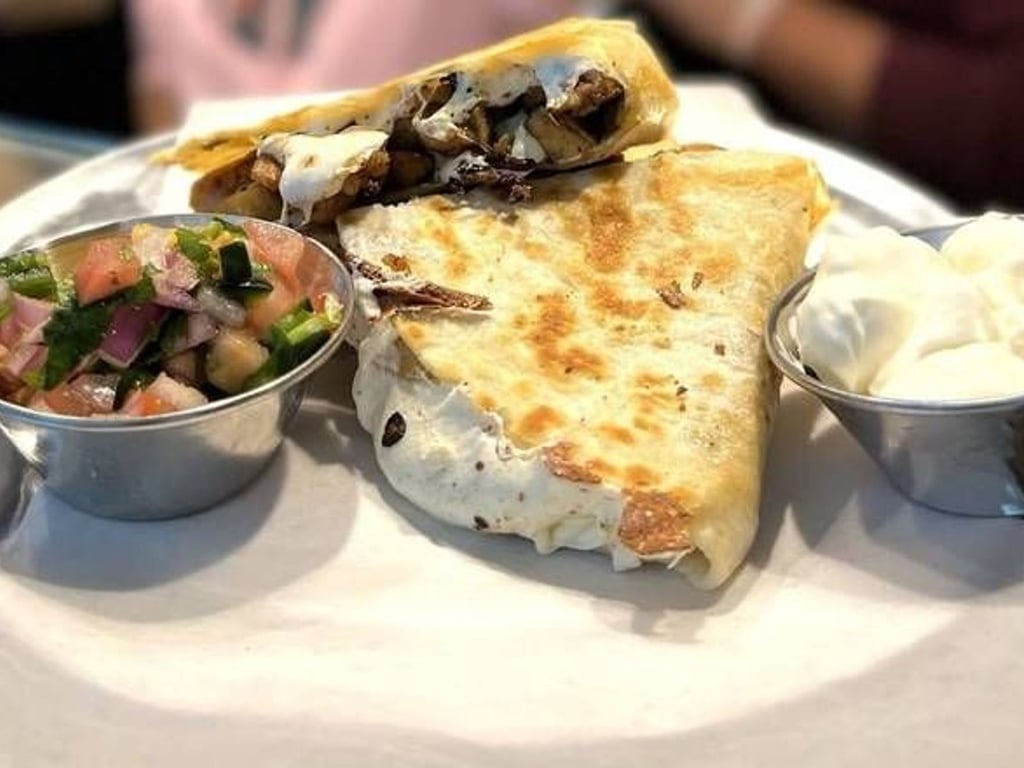 Marinated Pork Quesadilla (Pastor)