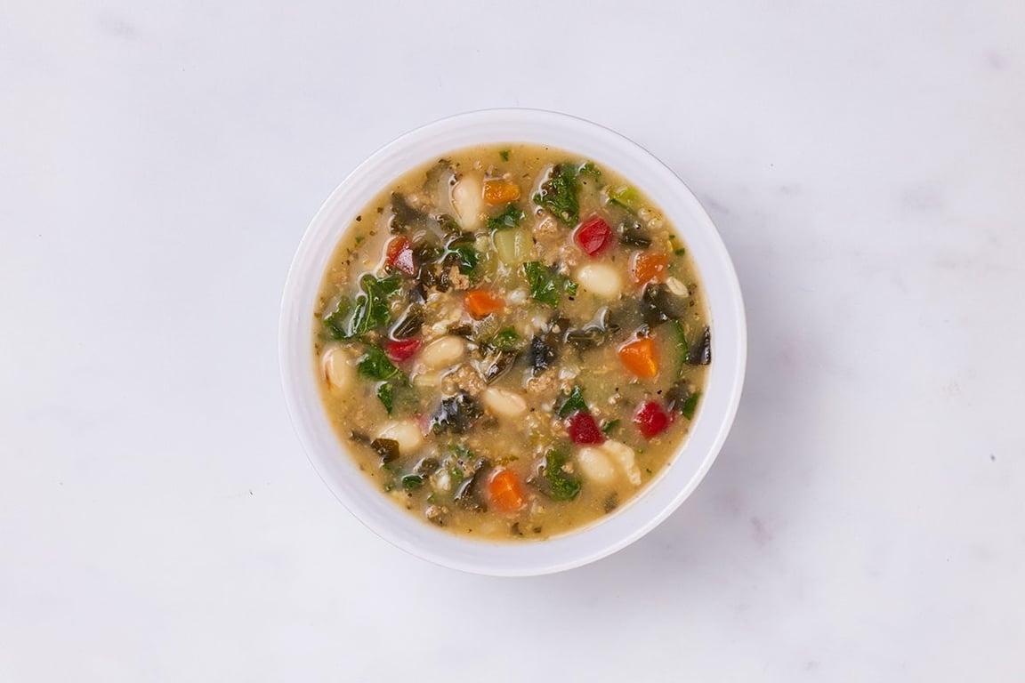 Turkey Sausage & Kale Soup