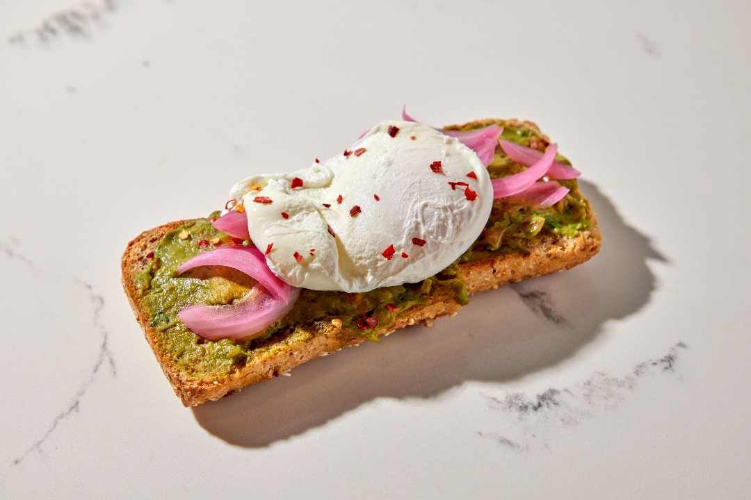 Eggs over Avocado Tostada