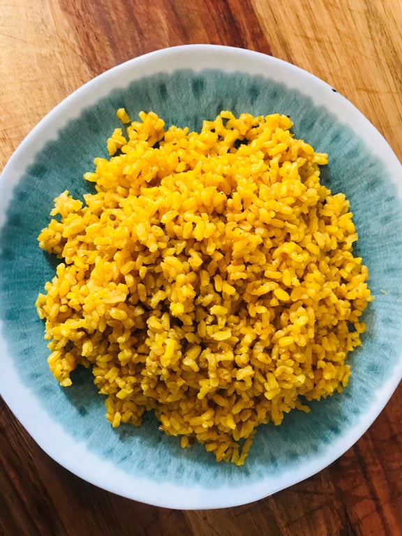 Signature infused brown rice