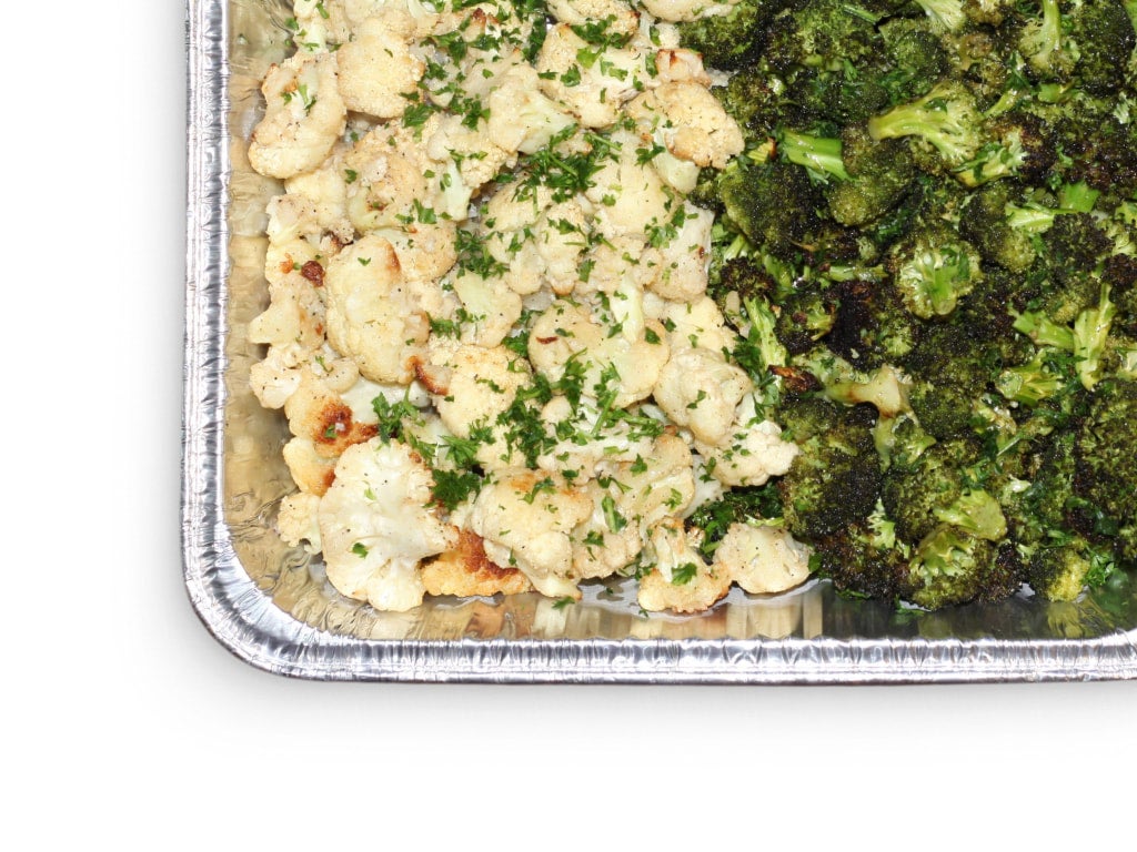 Roasted Broccoli and Cauliflower