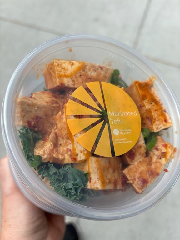 Marinated tofu