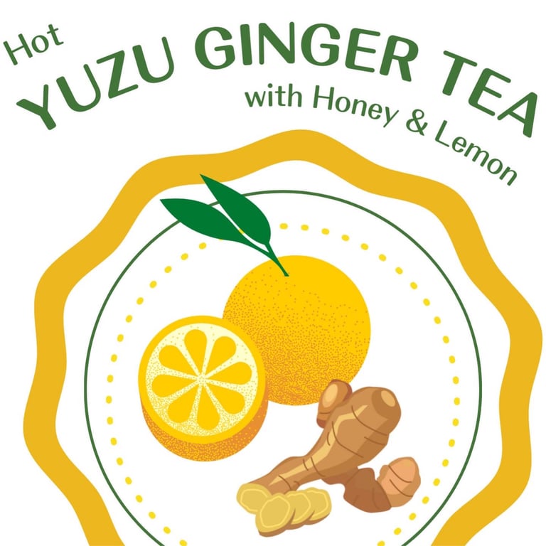Yuzu Ginger Tea 12 oz