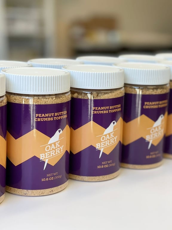 Peanut Butter Crumbs Topping