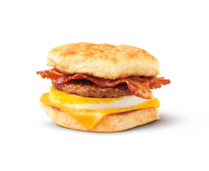 Sausage & Bacon Breakfast Sandwich