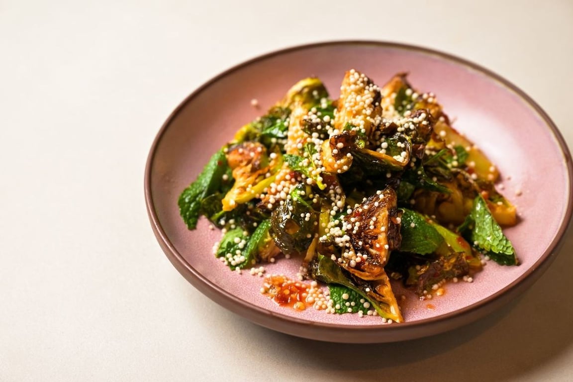 CRISPY BRUSSELS SPROUTS