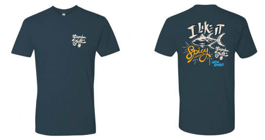 Men’s Original Woolley Design “I like it Spicy” (Blue)