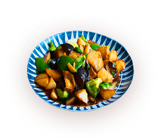 Mandarin Veggie Trio 地三鲜