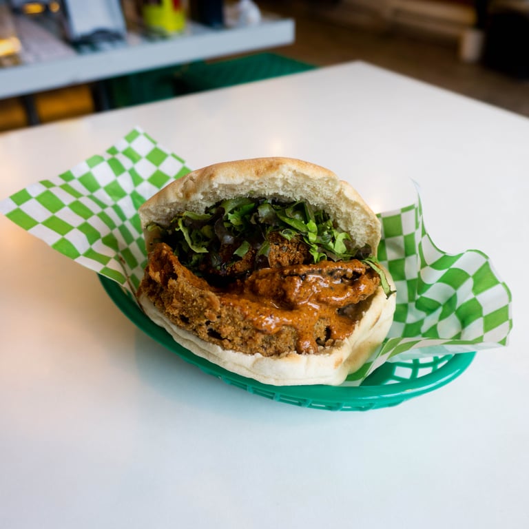 Crispy Eggplant Sandwich