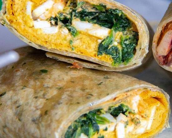 Feta Spinach Tofu Wrap (Hot)