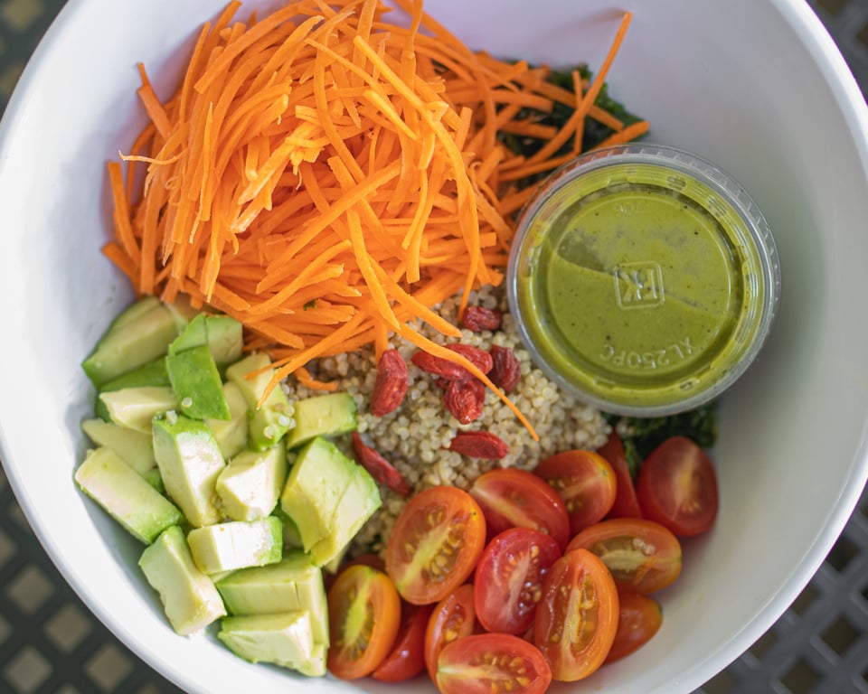 Vegan Quinoa Kale Salad