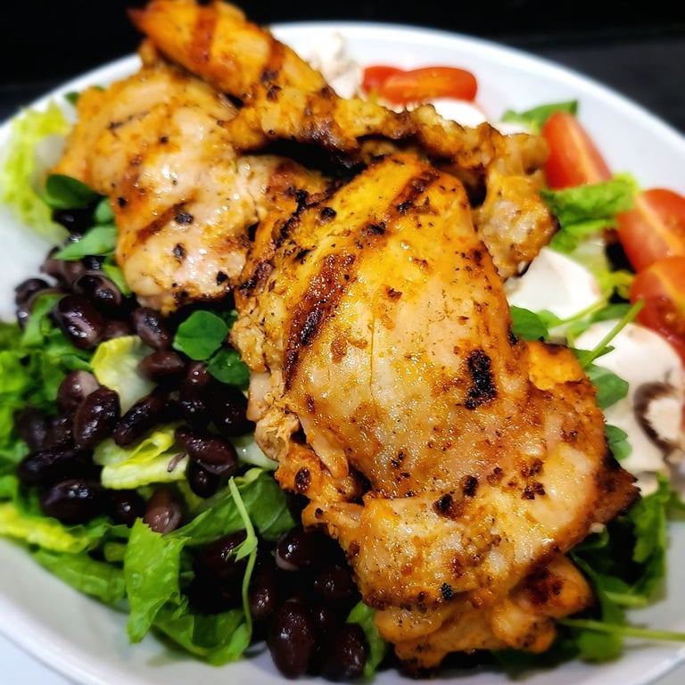 Spiced Rubbed Chicken Salad