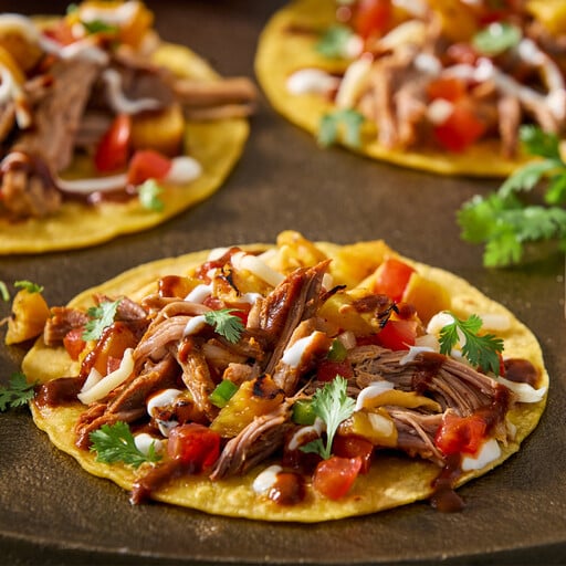 Pineapple Pork Al Pastor Taco Trio	