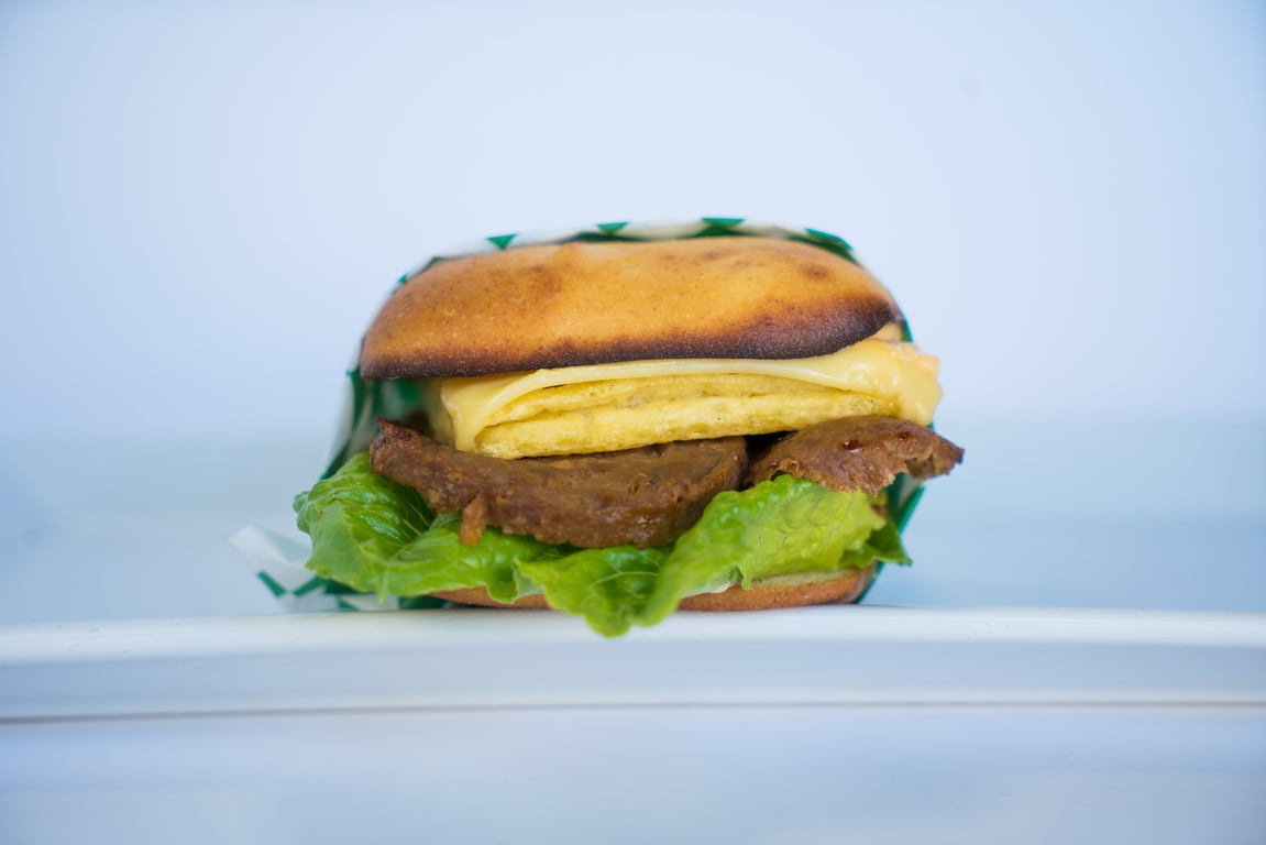 Gluten-Free Sausage Egg Sandwich