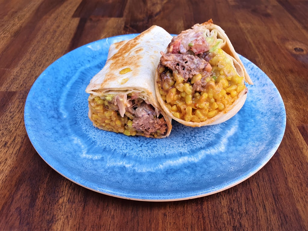 Narcos beef burrito