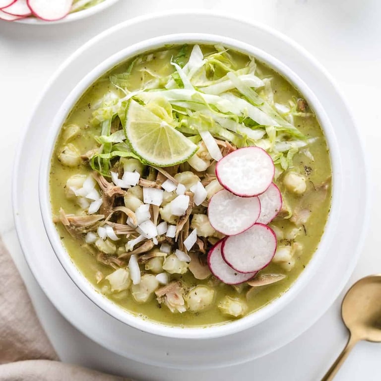Pozole Verde with Chicken
