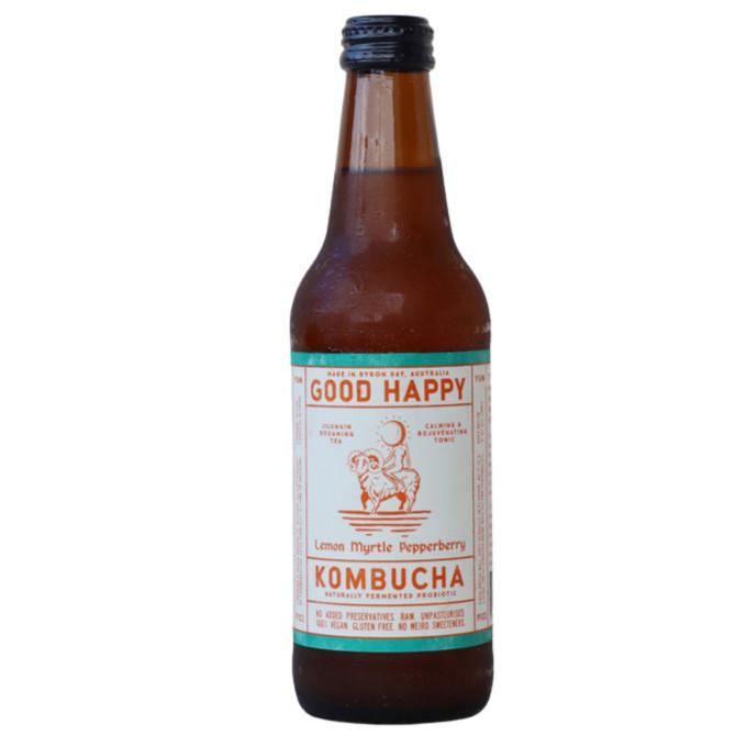 Good Happy Lemon Myrtle Pepperberry Kombucha