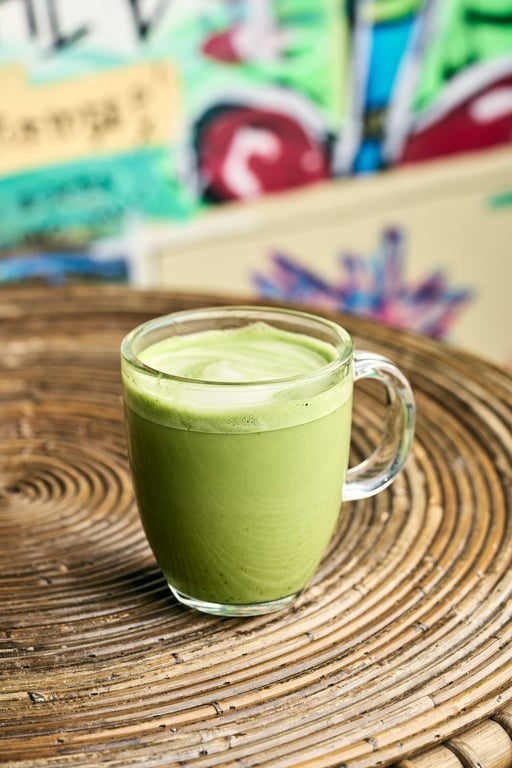 PUMPKIN SPICE MATCHA LATTE