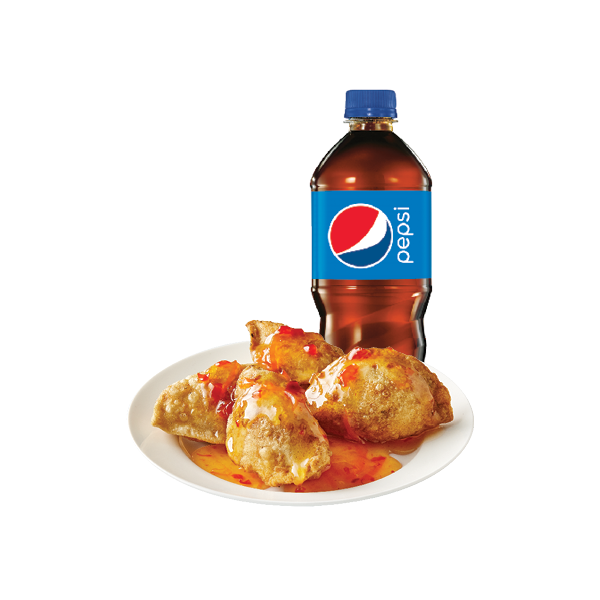 Fried Dumplings & Bottled Drink Combo 