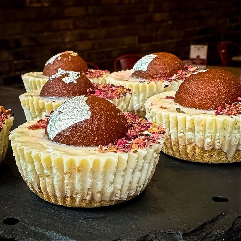 Gulab Jamun Cheesecake