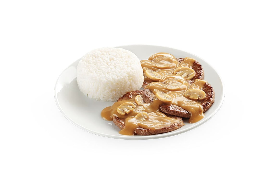 3 Pc Burger Steak w/ 1 Side