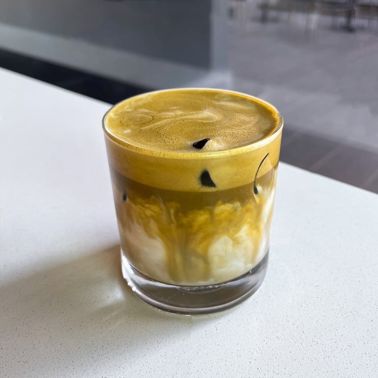 Iced Hojicha .