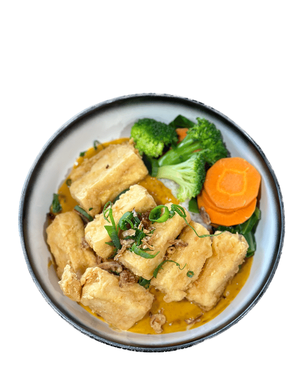 Satay Tofu + Rice