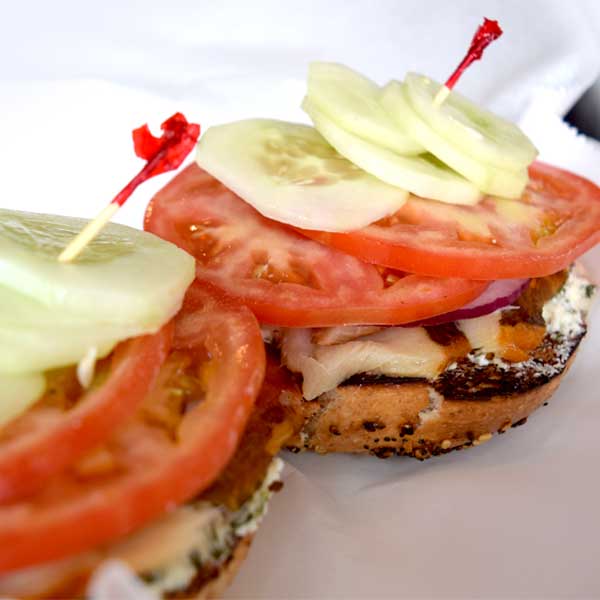 Open Face Cold Smoked Sable Sandwich