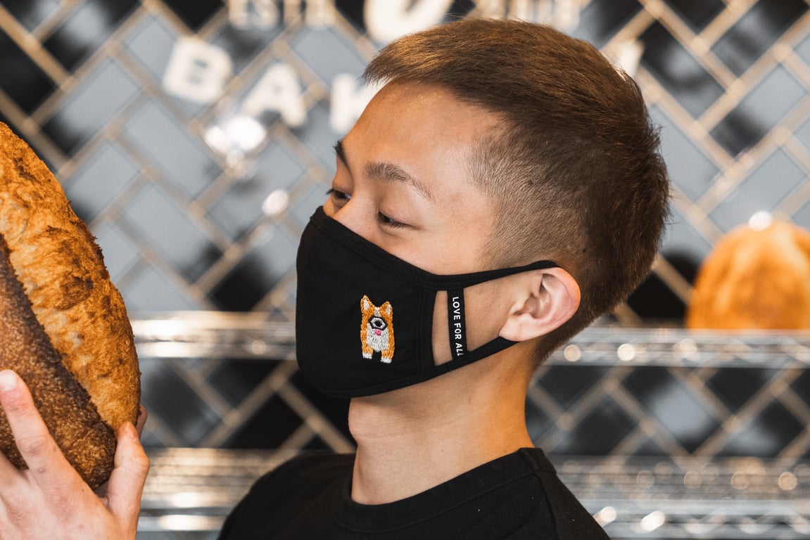 Corgi Mask + Filter/Bag